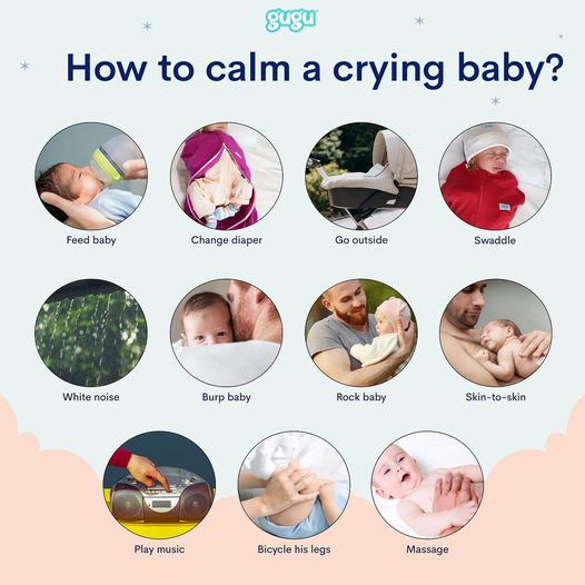 How To Calm A Crying Baby? - GUGU Malaysia