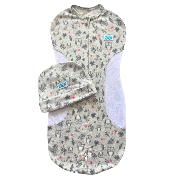 Eyelet Eule Tot Swaddle with Hat (Clearance)