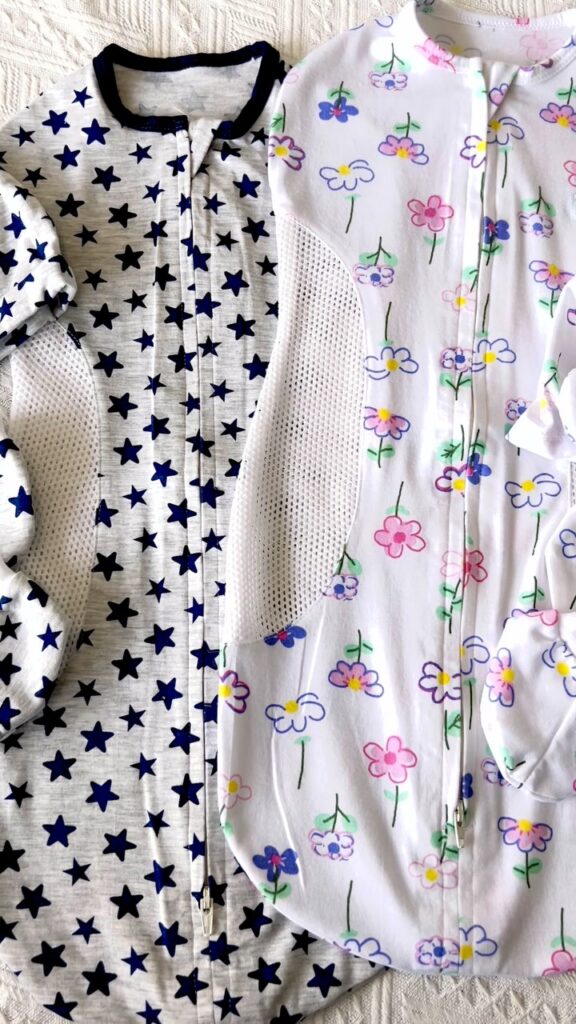 Duo Eyelet ToT Swaddle. Bahagian belakang dan bahagian depan ada airflow.

Tak r…